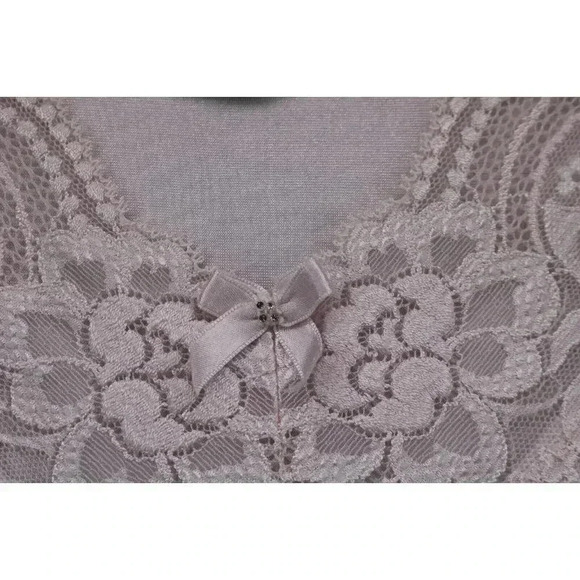 Wacoal Women's 100% Nylon & Lace Pajama Gown-Medium - Picture 2 of 10